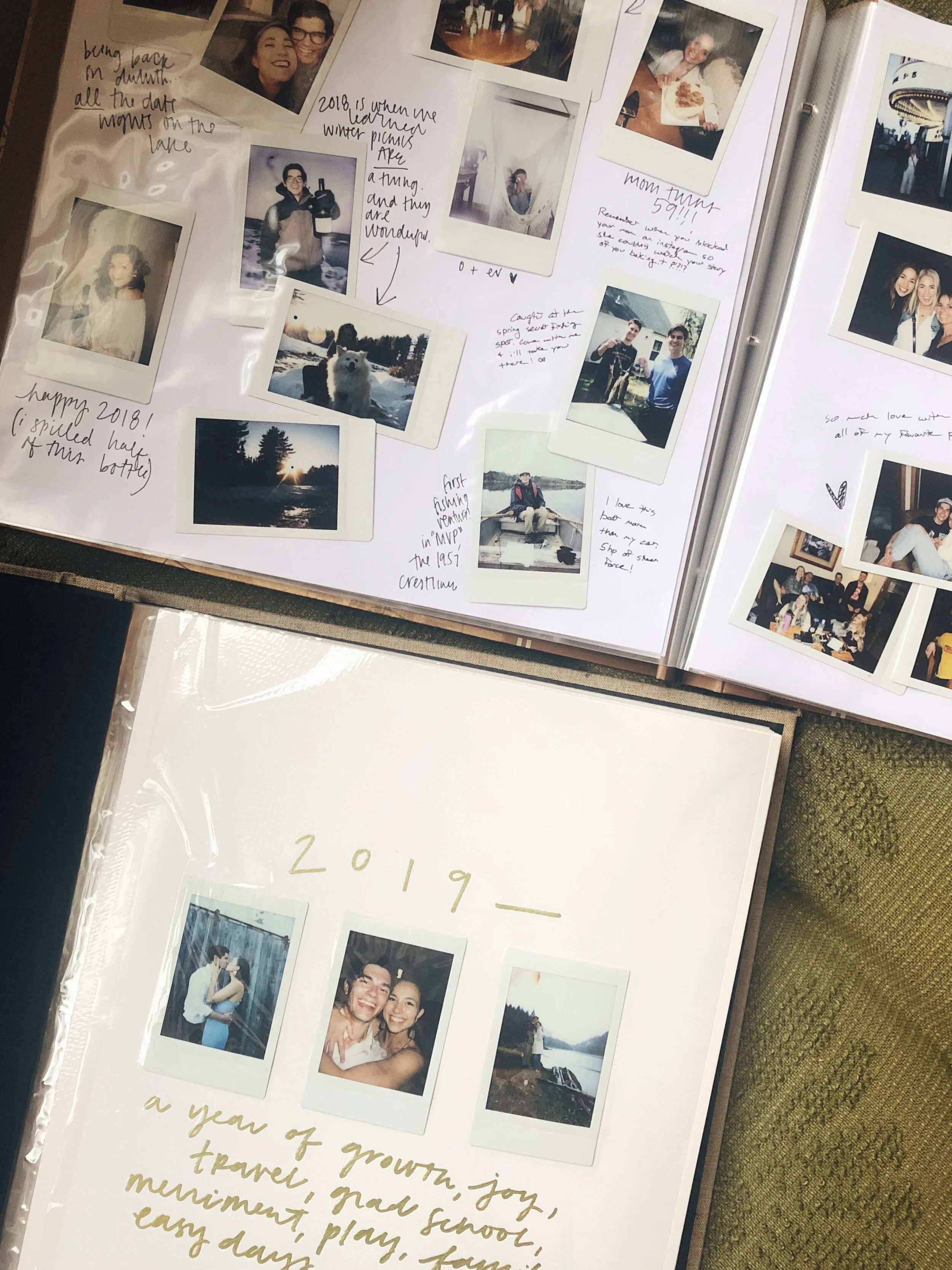 Polaroid scrapbook deals